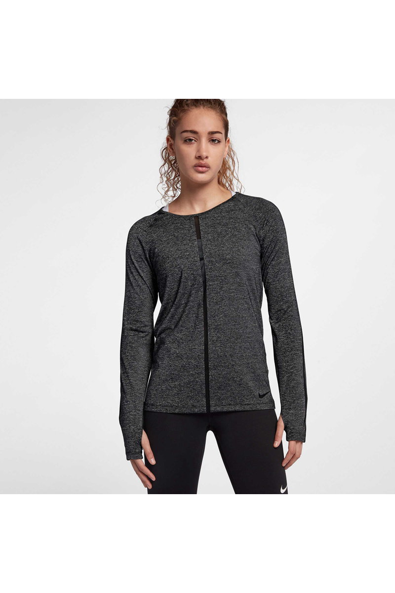 耐克(NIKE)2018年新款女子PRO HYPERCOOL长袖训练紧身衣 889632-010