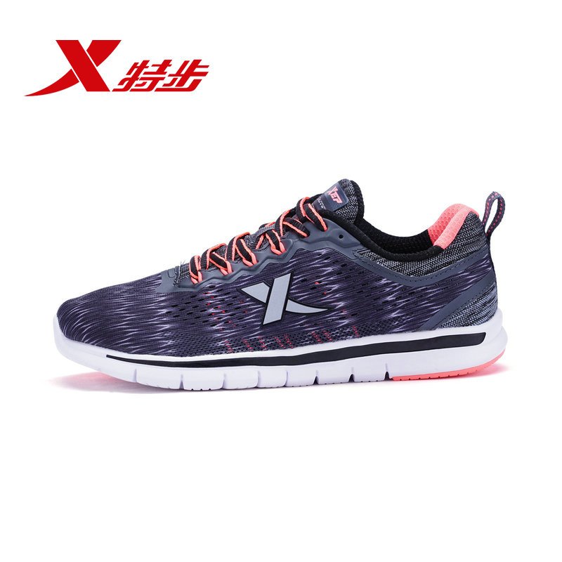 特步(Xtep)2018女运动新款时尚休闲舒适女休闲鞋综合训练鞋982118529013