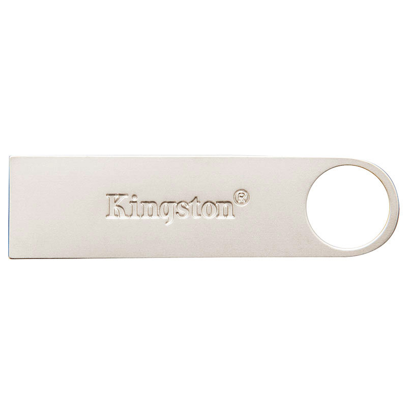 金士顿(Kingston) 64GB U盘 USB3.0 DTSE9G2 金属银色亮薄 读速100MB/s