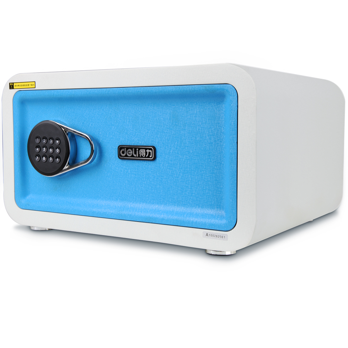 得力保险箱/柜系列4046电子密码保管箱家用办公小型迷你入墙