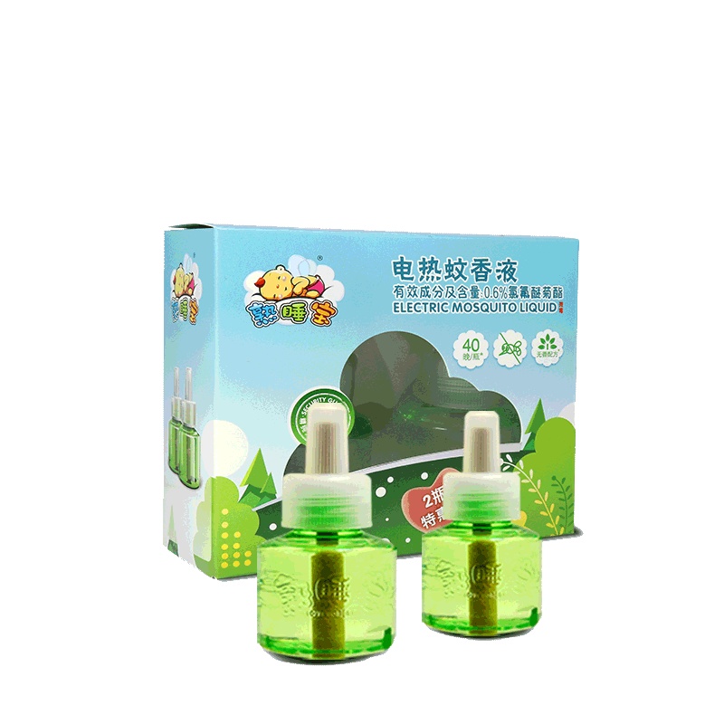 熟睡宝儿童电热蚊香液 45ml*2瓶 婴儿宝宝防蚊液无味驱蚊液补充装