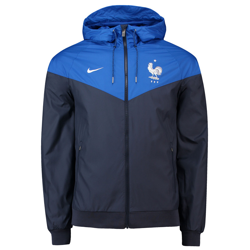耐克(NIKE)2018世界杯法国球迷休闲外套足球运动连帽夹克 891333-451