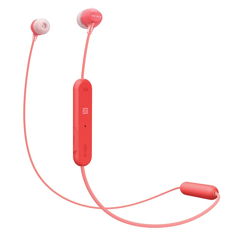 SONY WI-C300/RZ E RED IN-EAR WIRELESS HEADPHONES【蘇寧9周年】