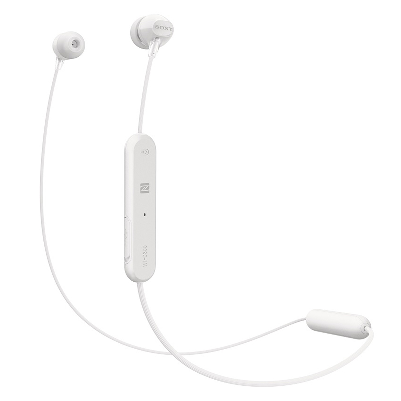 SONY WI-C300/WZ E WHITE IN-EAR WIRELESS HEADPHONES[蘇寧9周年]