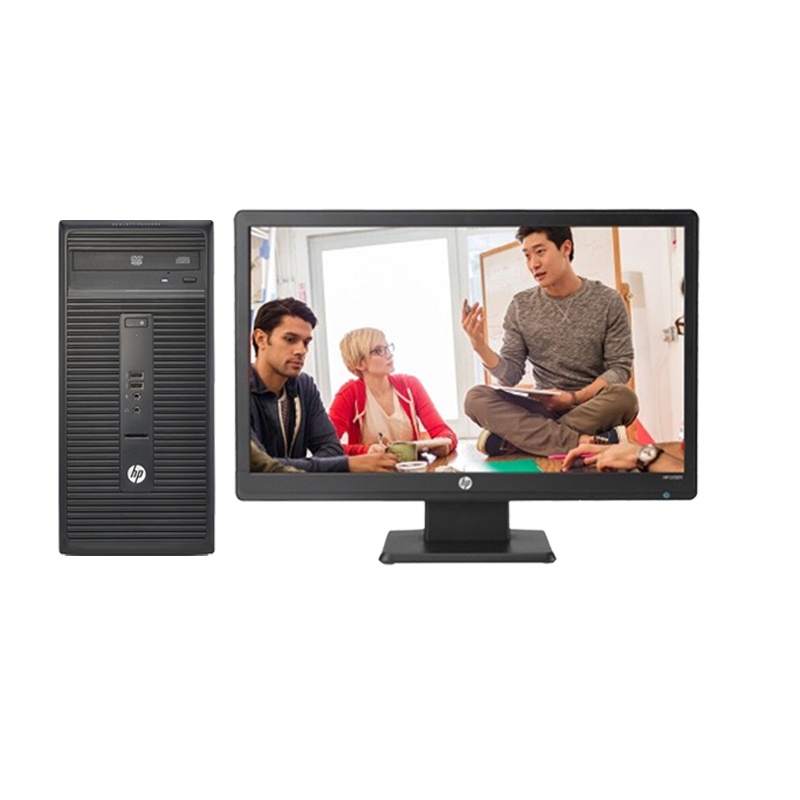 惠普(HP)商用台式电脑285 G2+20寸显示器(A8-7600B 4GB 500G 128G 2G独显 WIN10)