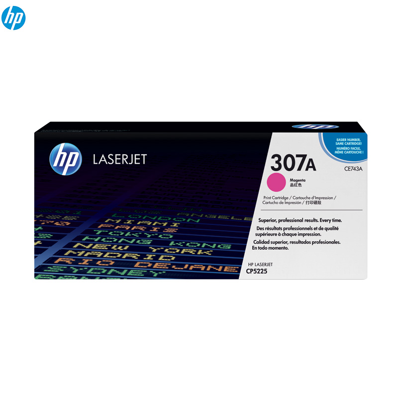 惠普 HP CE743A 品红色硒鼓 307A(适用HP CP5225)