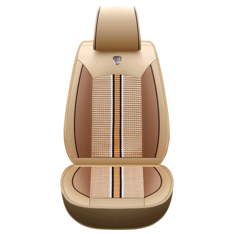 爱车屋（ICAROOM）汽车座垫 夏季冰丝四季通用车型大包围坐垫 I-80892温馨米-标准版