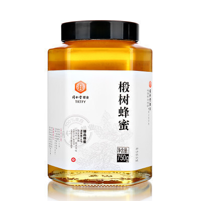 北京同仁堂蜂业椴树蜂蜜750g/瓶 天然农家自产土蜂蜜椴树蜜天然滋补蜂蜜 波美度 ≥43°