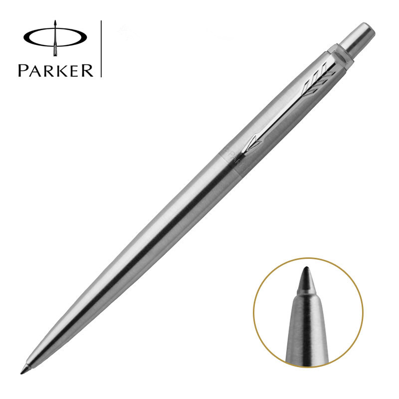 派克(PARKER) 按压式 0.55mm 钢杆白夹凝胶水笔 乔特系列(单位:支)