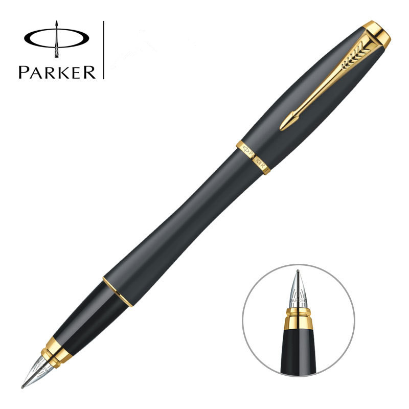 派克(PARKER) 0.5mm 都市磨砂黑杆金夹墨水笔 都市系列(单位:支)