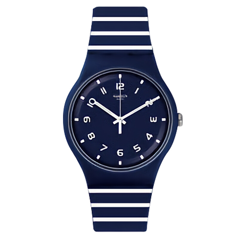 斯沃琪(SWATCH) 原创炫彩系列 经典刻度石英男女通用腕表SUON130