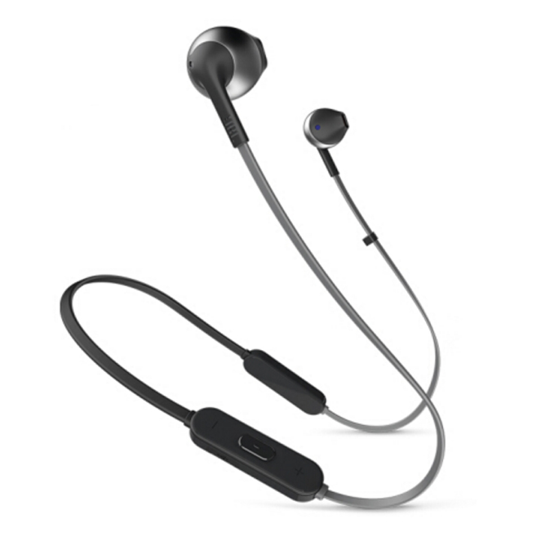 JBL T205BT半入耳式音乐耳机 黑色