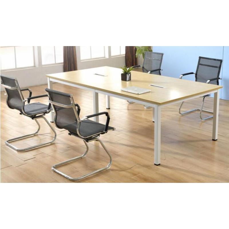 迪欧 胶板/金属办公桌 钢木结合 会议桌 3600*1800*760