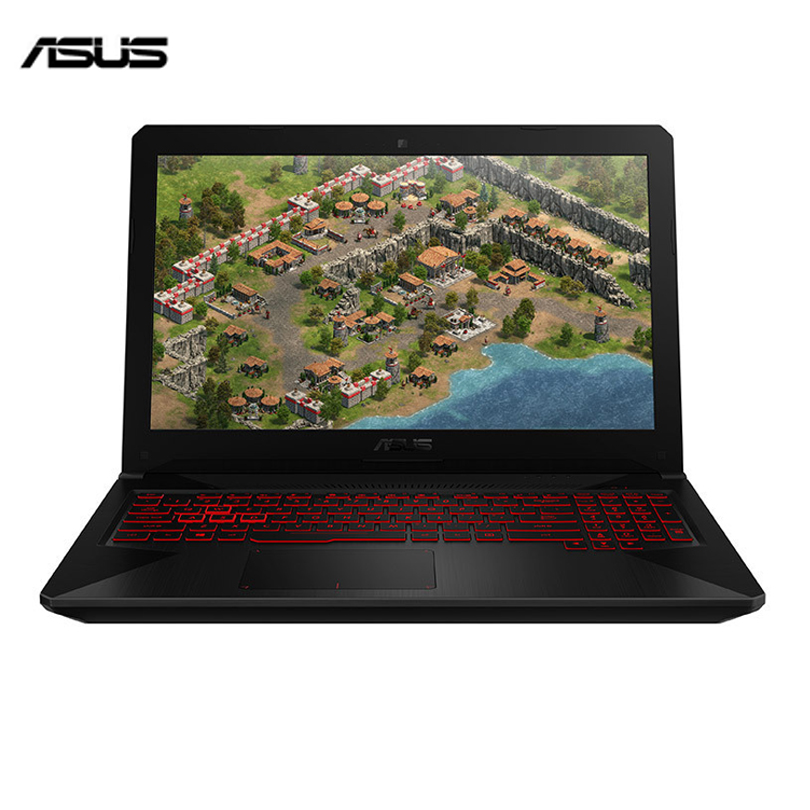 华硕(ASUS)飞行堡垒火陨FX80GE 15.6英寸笔记本电脑(i7-8750H 8G 1T+128G 4G独 黑 )