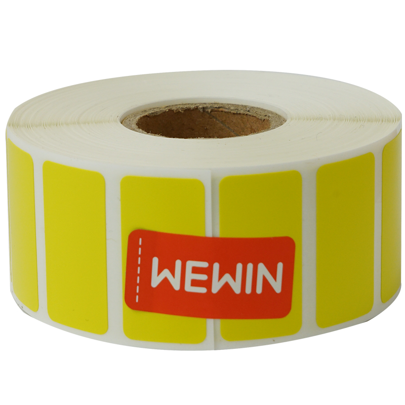 伟文/wewin 黄色标签 30mm*15mm 1000片/盒 PL30-15YL-1000/H(单位:盒)