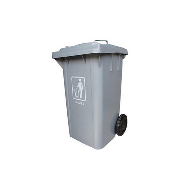 超宝 100L侧轮垃圾桶 灰色 B-002
