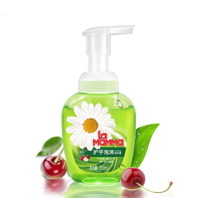 妈妈壹选 护手 樱桃 泡沫 洗手液 250ml (单位:瓶)