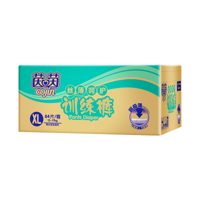 茵茵 丝薄呵护训练裤拉拉裤XL84[小内裤型适用12KG以上]