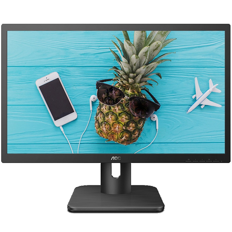 AOC 22E1 21.5英寸全高清 快拆支架 低蓝光模式不闪屏 电脑液晶显示器