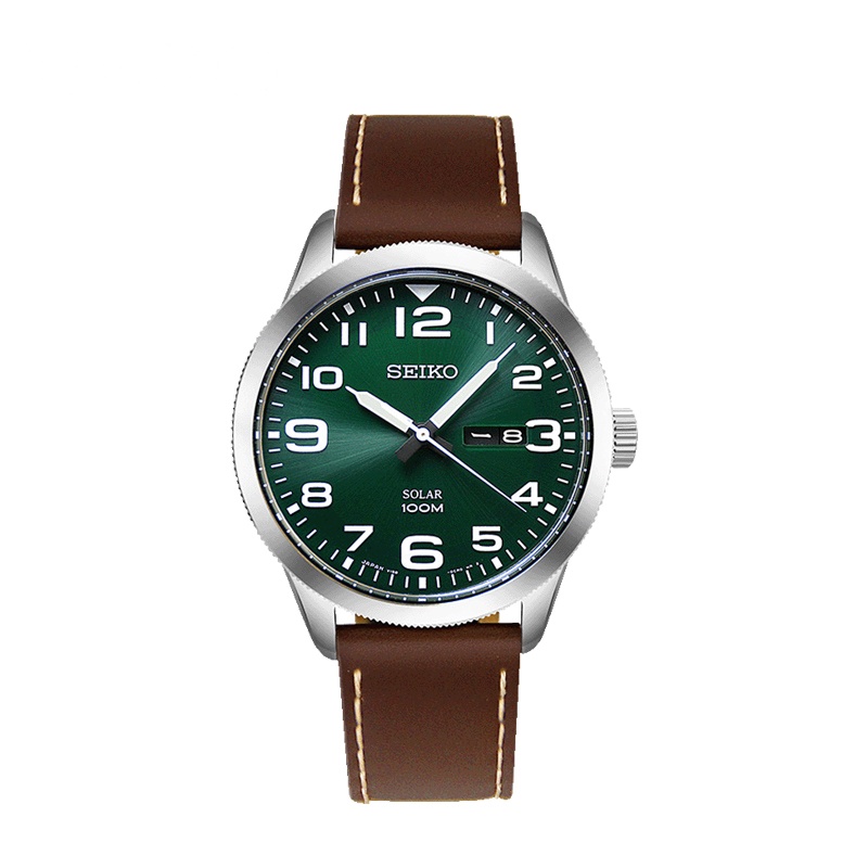 精工(SEIKO)手表原装进口男表休闲商务水鬼夜光潜水运动太阳动能石英男士腕表SNE473J1