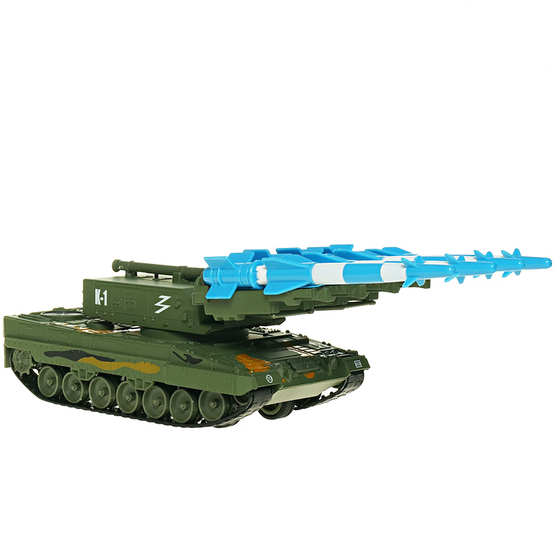 凯迪威1:40 防空导弹坦克 合金玩具 儿童仿真玩具 正品授权礼盒装685055