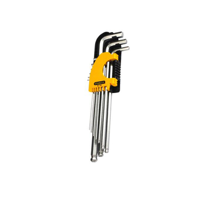 工具库 史丹利Stanley 9件套公制长球头内六角扳手1.5-10mm