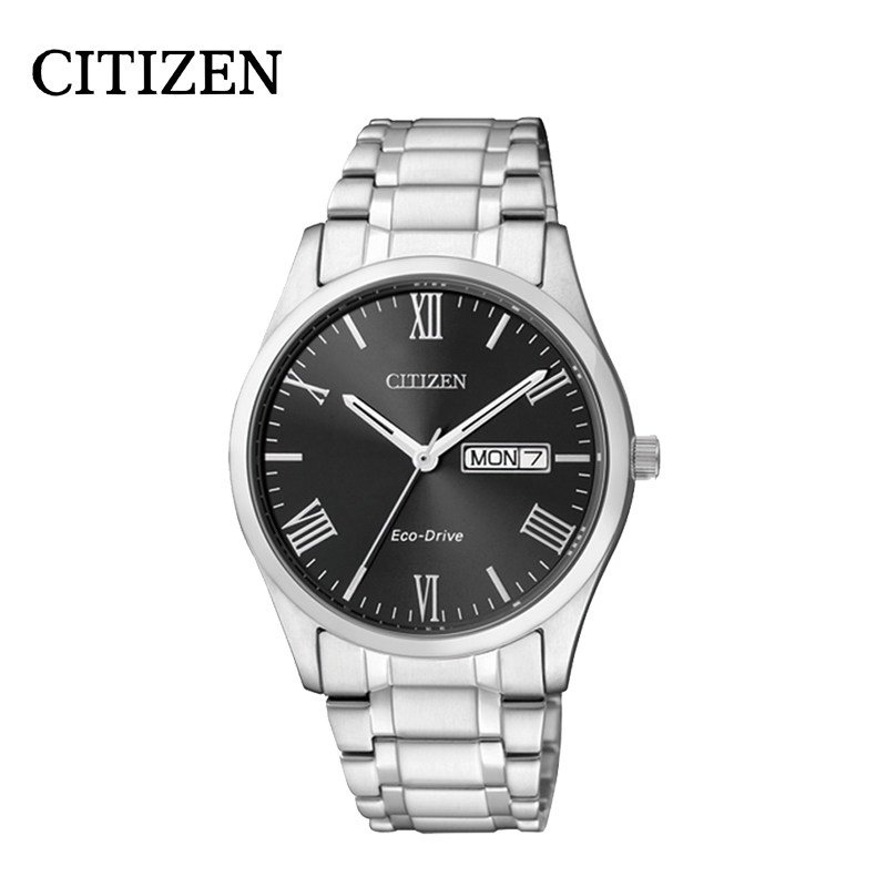 西铁城(CITIZEN)手表 光动能不锈钢带休闲男表 BM8501-52EB