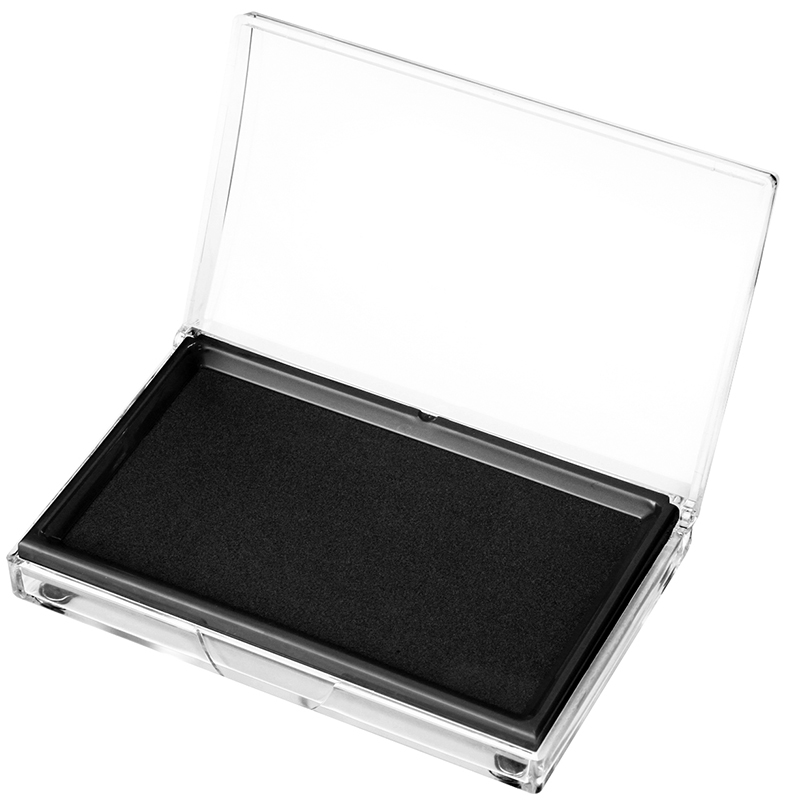 得力deli9864印台黑色大号快干印泥印章油办公财务速干印油单个价137*88mm 5个装