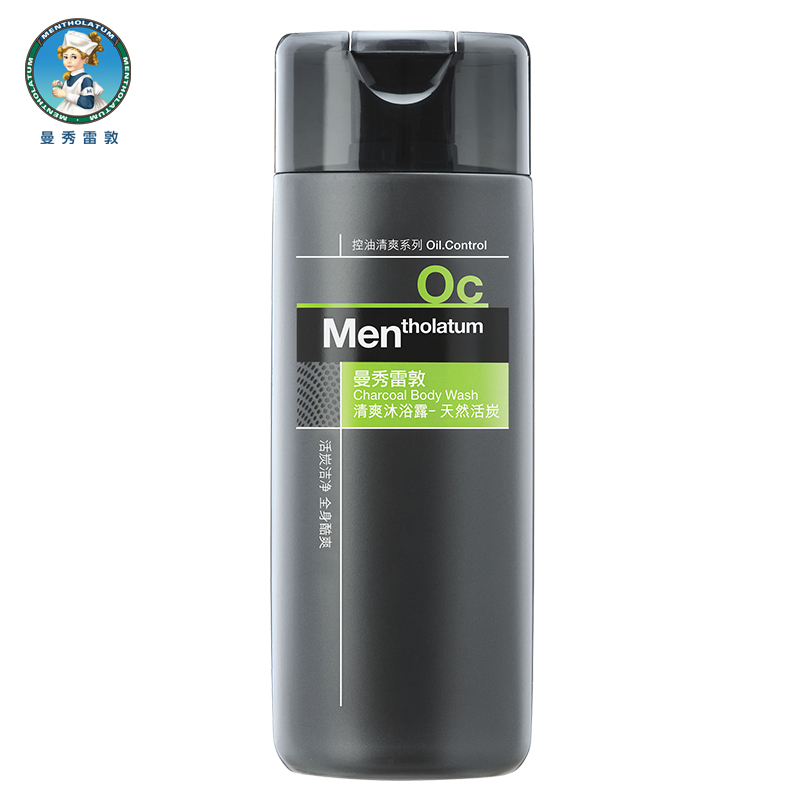 曼秀雷敦(MENTHOLATUM)男士沐浴露(天然活炭)200ml(单位:瓶)