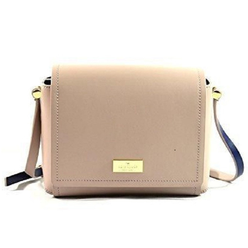 [直营]凯特·丝蓓(KATE SPADE) 小号翻盖单肩斜跨休闲包 KS女包 硬皮革 磁扣