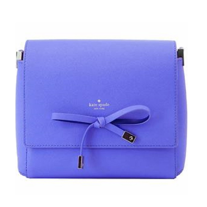 [直营]凯特·丝蓓(KATE SPADE) 迷你蝴蝶结翻盖 单肩斜跨包 硬 皮革 磁扣 KS女包WKRU4459