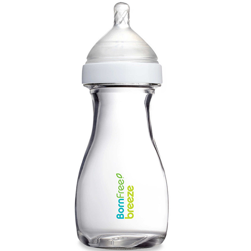 Born Free 宽口径防胀气玻璃奶瓶 单只装 266ml