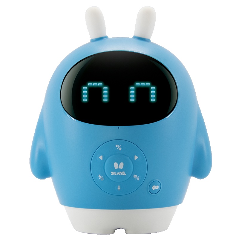 火火兔智能早教机器人早教故事机高科技对话男孩女孩玩具J6儿童学习机0-6岁 天蓝色
