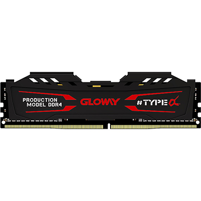 光威(Gloway)TYPE-α系列 DDR4 8GB 2400 台式机电脑内存条(石墨灰)