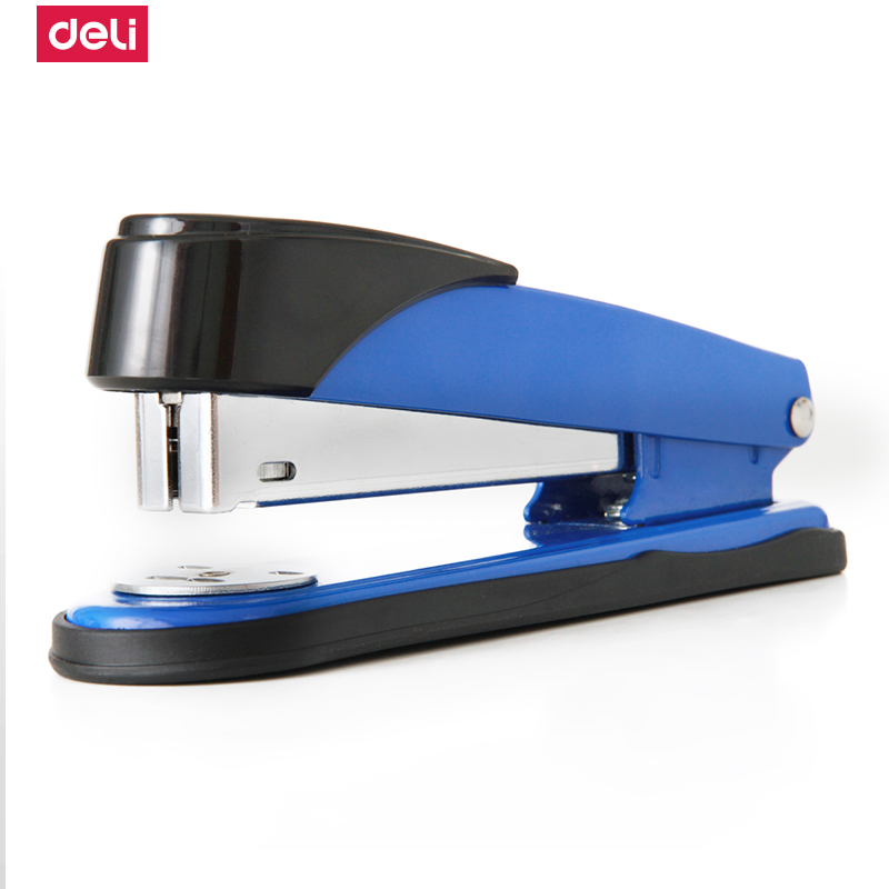 【5台】得力deli0314订书机厚层办公商务加厚订书机订50页标准订书器文具
