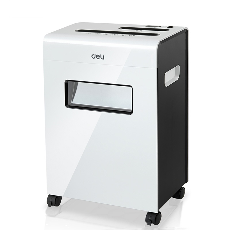得力deli9911电动静音碎纸机办公大功率小型碎纸机光盘/钉卡粉碎机包邮