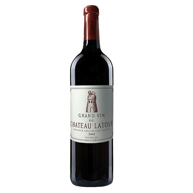 [名庄酒]2004年 拉图酒庄(Latour)干红葡萄酒750ml(正牌) 单瓶装 RP95