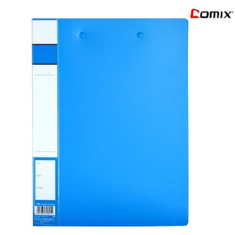 齐心 轻便夹 A4 双强力夹 A603-X 蓝色