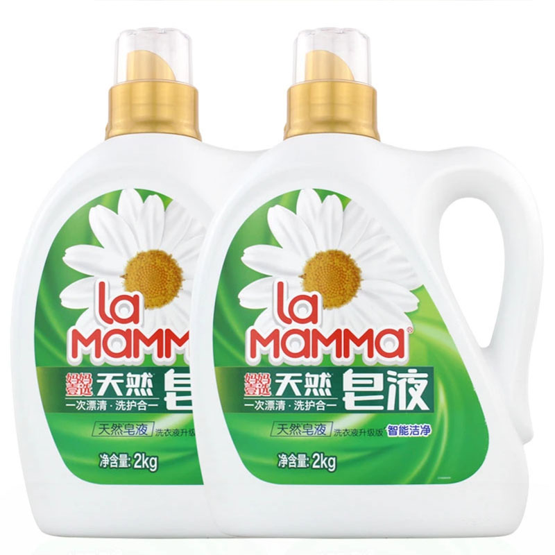 妈妈壹选 天然皂液 智能洁净 两支装2kg*2 金装 (单位:组)
