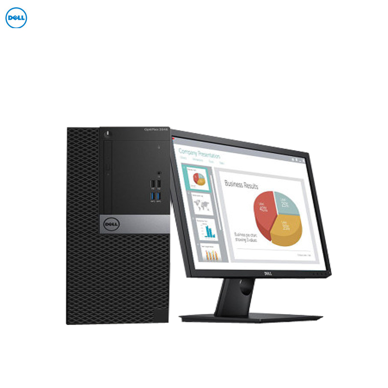 戴尔(DELL)5050台式电脑(I5-7500 4G 1TB 集显 DVDRW 无系统 21.5寸)