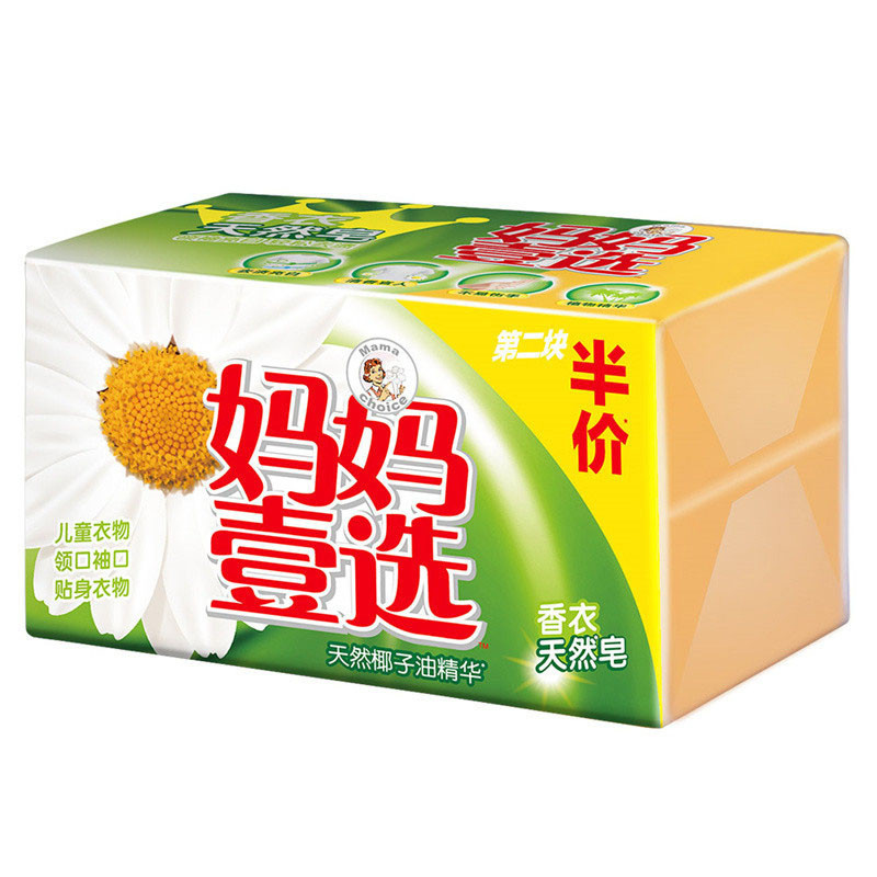 妈妈壹选 天然皂 两块装208g*2 (单位:组)