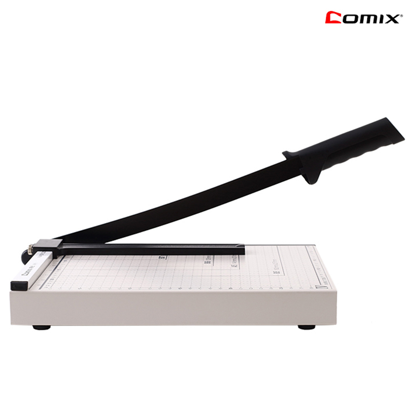 齐心(Comix) B2781 A4钢质切纸机 切纸刀 裁纸刀 剪刀 裁纸机 灰 办公文具