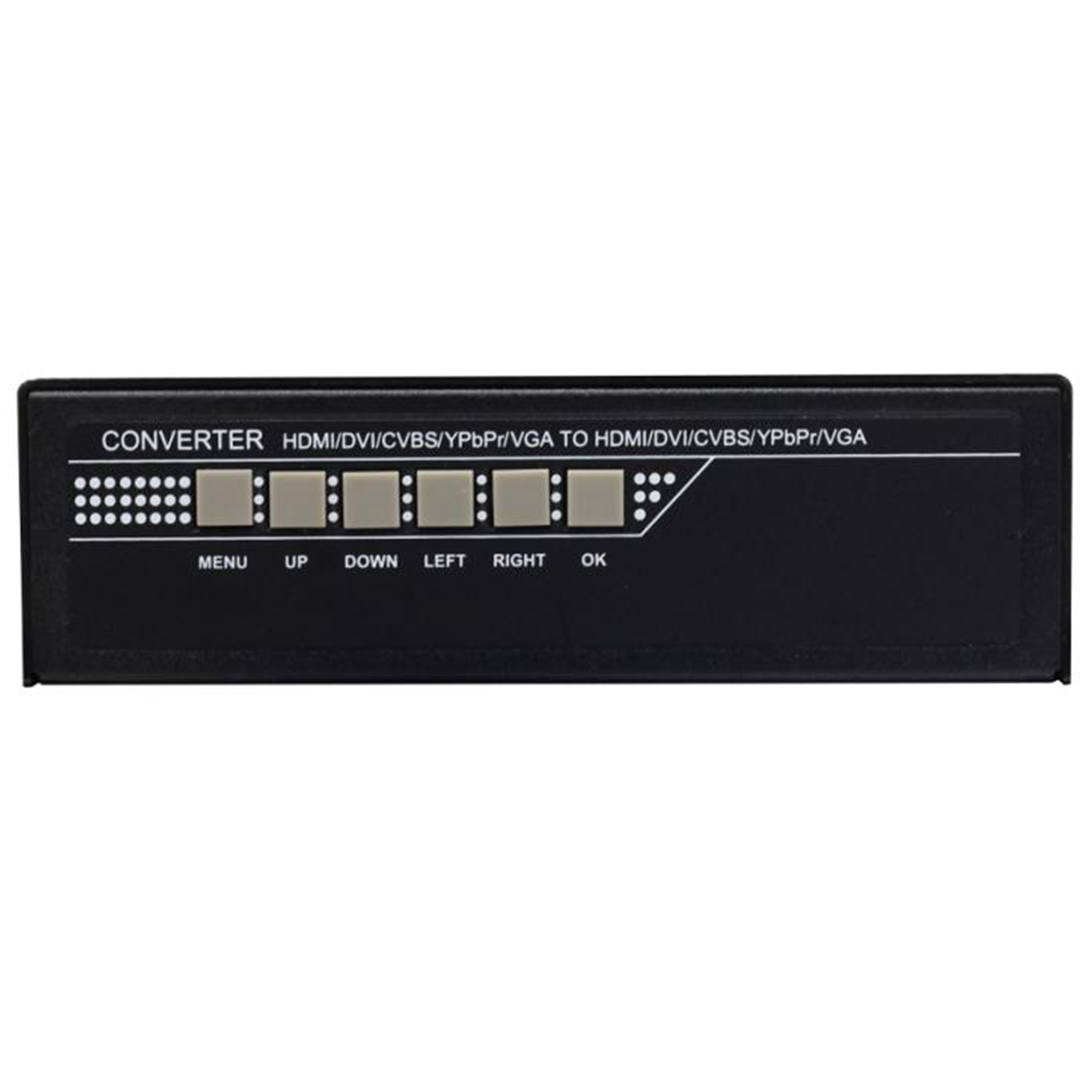 RGB/CVBS/YPBPR/VGA/DVI/HDMI/AV多功能转换器 倍线器 可调分辨率