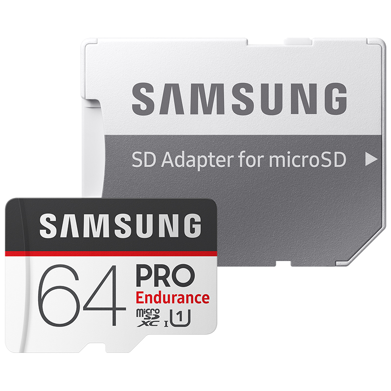 三星(SAMSUNG) 64G microSDHC UHS-1 4K高清 行车记录仪 高度耐用的视频监控存储卡 TF卡