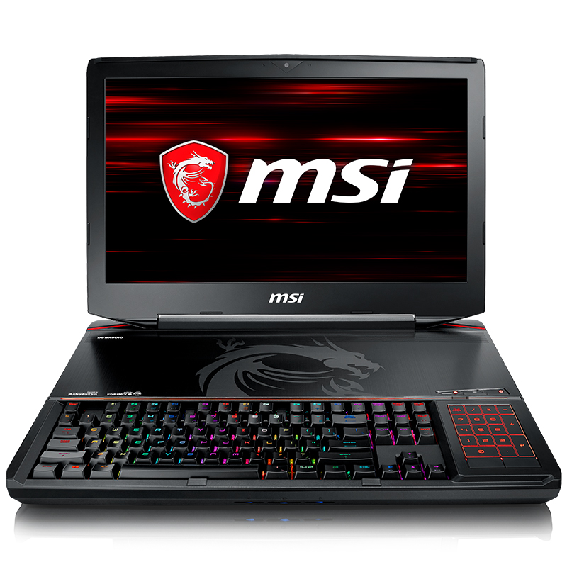微星(MSI)GT83 020 18.4英寸游戏本笔记本电脑（ i7-8750H 32GB 512GB+1TB GTX1080 七彩背光机械键盘）