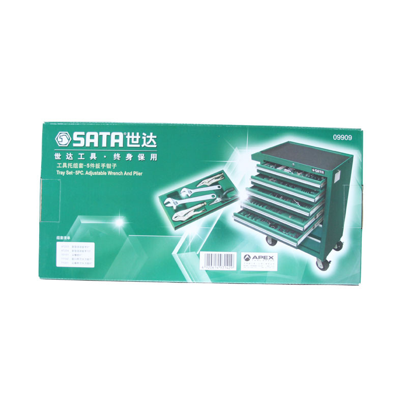 世达(SATA)SA09909 5件扳手钳子