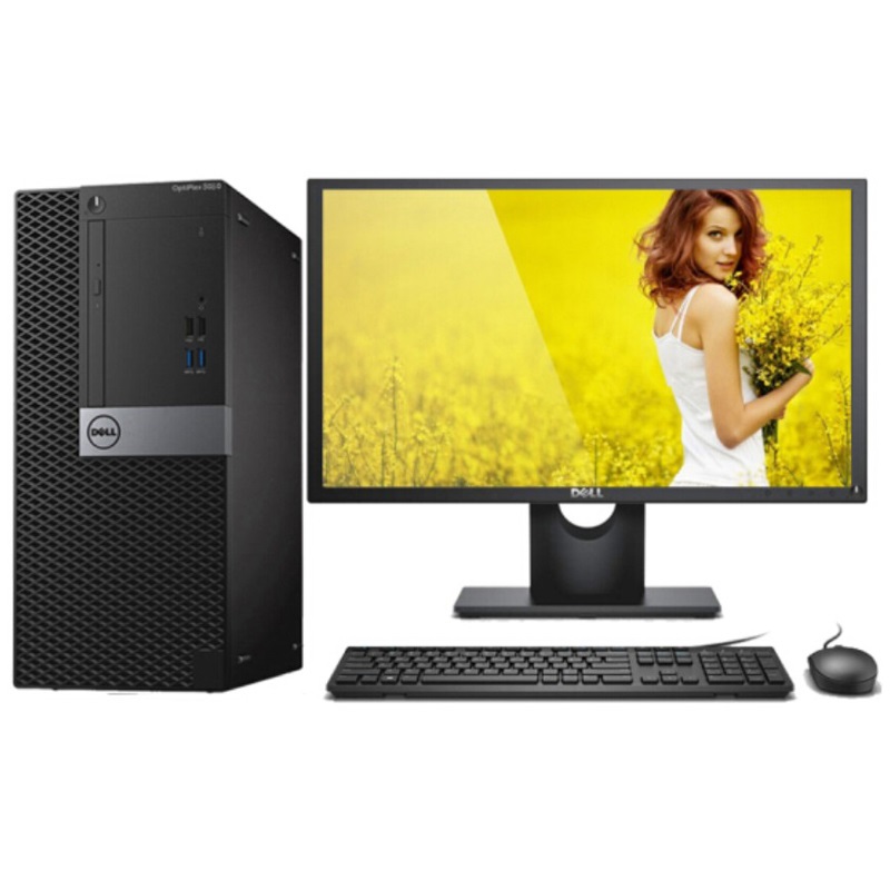 戴尔(DELL)Optiplex 5050MT 台式商用电脑整机 21.5英寸显示器(i5-6500 4G 1T 独显)