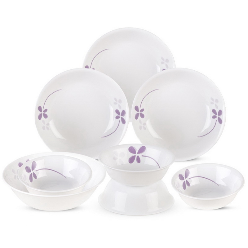 VISIONS CORELLE 美国康宁餐具 紫色幸运草系列 CR-NWP02(八件套)