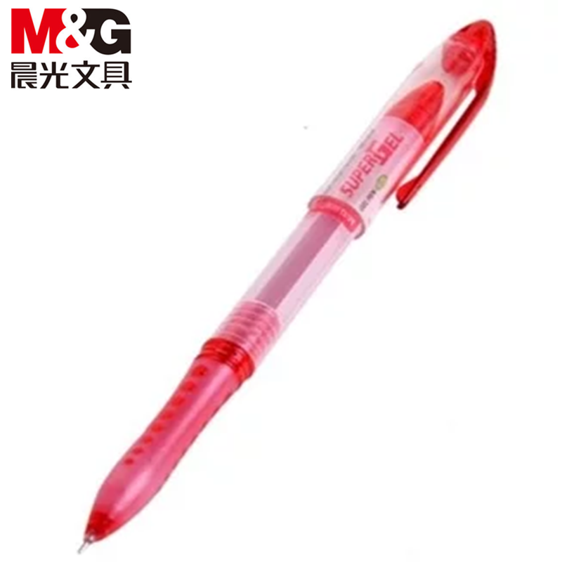 晨光(M&G)GP1212文具中性笔灵智签字笔0.38mm 红色