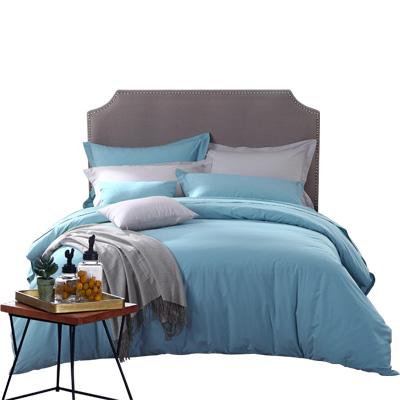 凯盛家纺 60支美式纯棉水洗纯色床上用品四件套 全棉素色床单套件